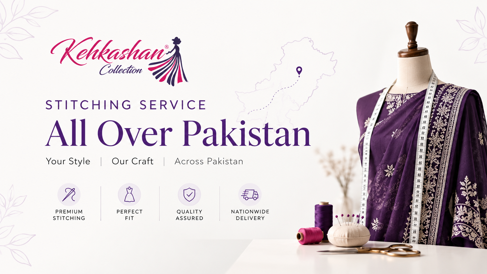 Kehkashan Nationwide Stitching Service