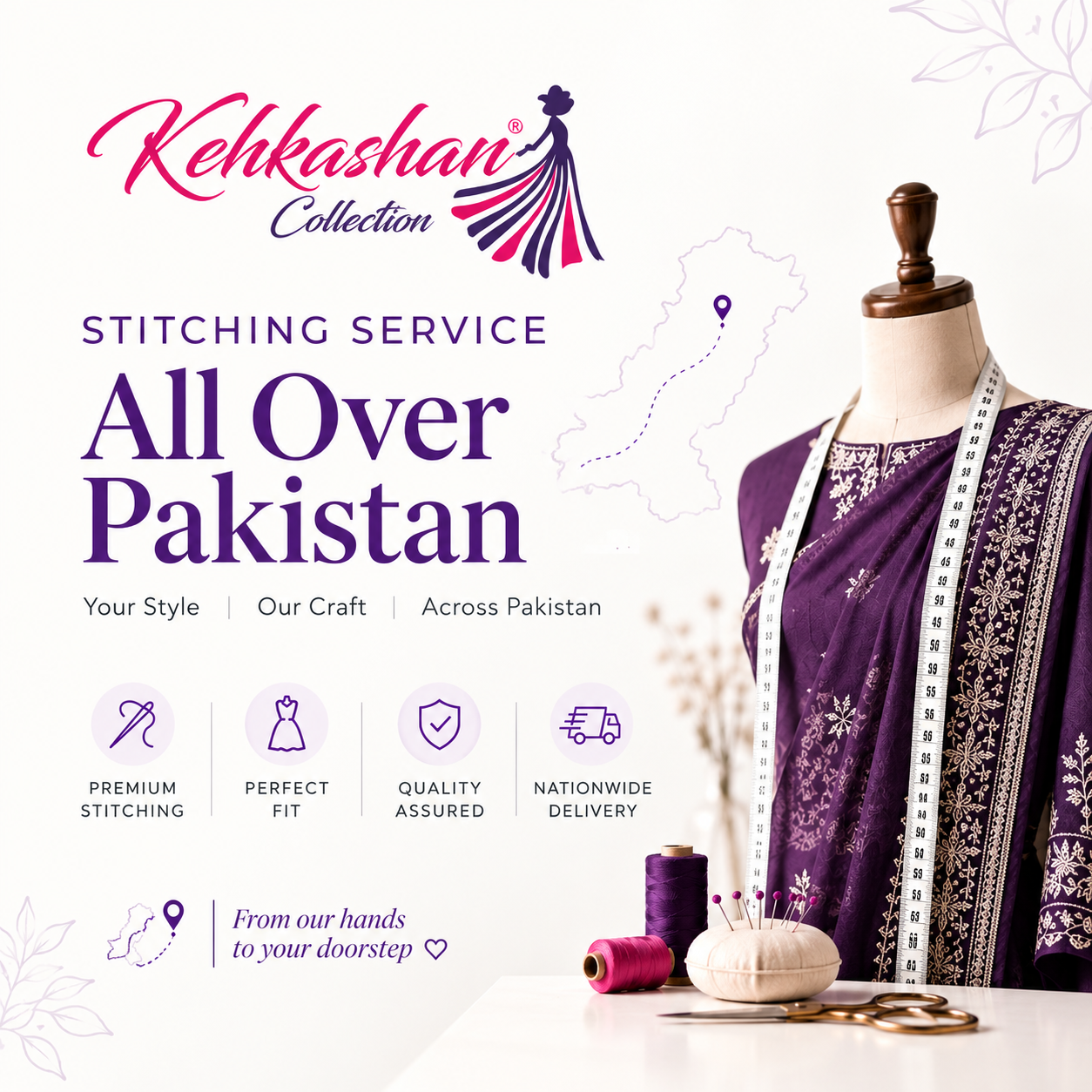Kehkashan Nationwide Stitching Service